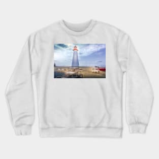 Point Prim Lighthouse P.E.I. Canada 5 Crewneck Sweatshirt